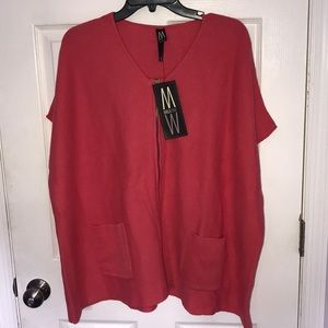 💥 Marla Wynne coral zip up sweater 💥